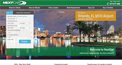 Desktop Screenshot of nextcarrental.com